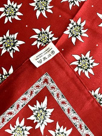 Original Doerig + Kreier Edelweiss-Tuch – Seide & Baumwolle