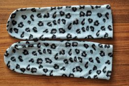 Socken / Kuschelsocken Animalprint Leo Fleece (mit Stopper)
