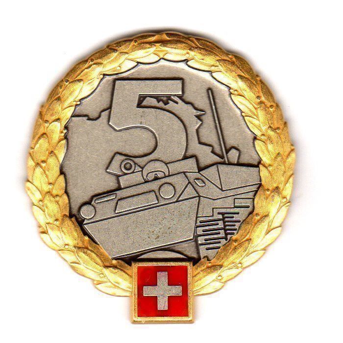 Placchette & Badge: Béret Emblem Inf Br 5 gold – Usato da Erlinsbach venduto da S700