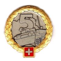 Béret Emblem Inf Br 5 gold