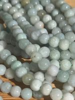 Strang Burma jade Kugeln / stone beads 6 mm