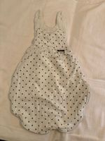 Alvi Babyschlafsack weiss gepunktet Grösse 68/74 cm