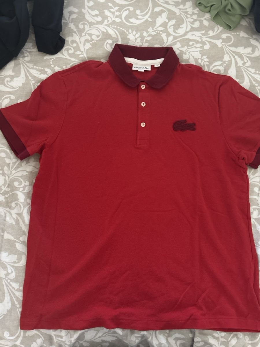 Lacoste Magliette Polo: Polo Lacoste Rouge Taille US XL – Usato da Meyrin venduto da giu_v8tk