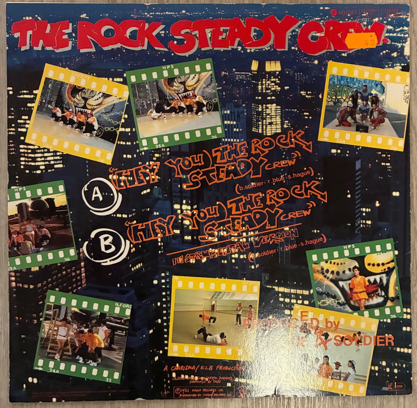 Dischi in vinile: ROCK STEADY CREW - Hey You! Maxi Lp 1983 – Usato da Mühlethal venduto da superfast78 1
