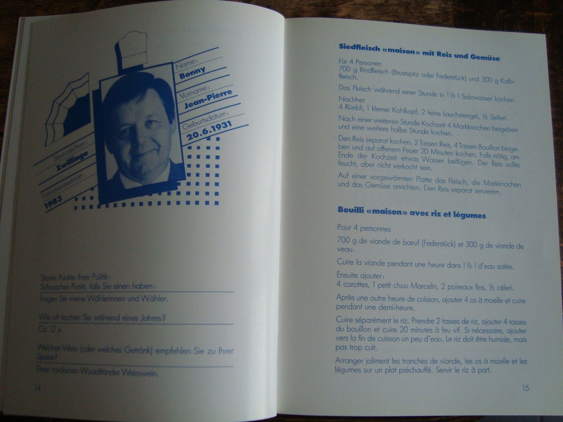 Libri: Toque et politique – Usato da Fribourg venduto da ruswil007 1