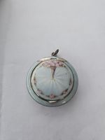 Enamel Pendant Silver 935 with Flower