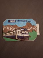 Aufkleber Gürbetal-Bern-Schwarzenburg-Bahn GBS 