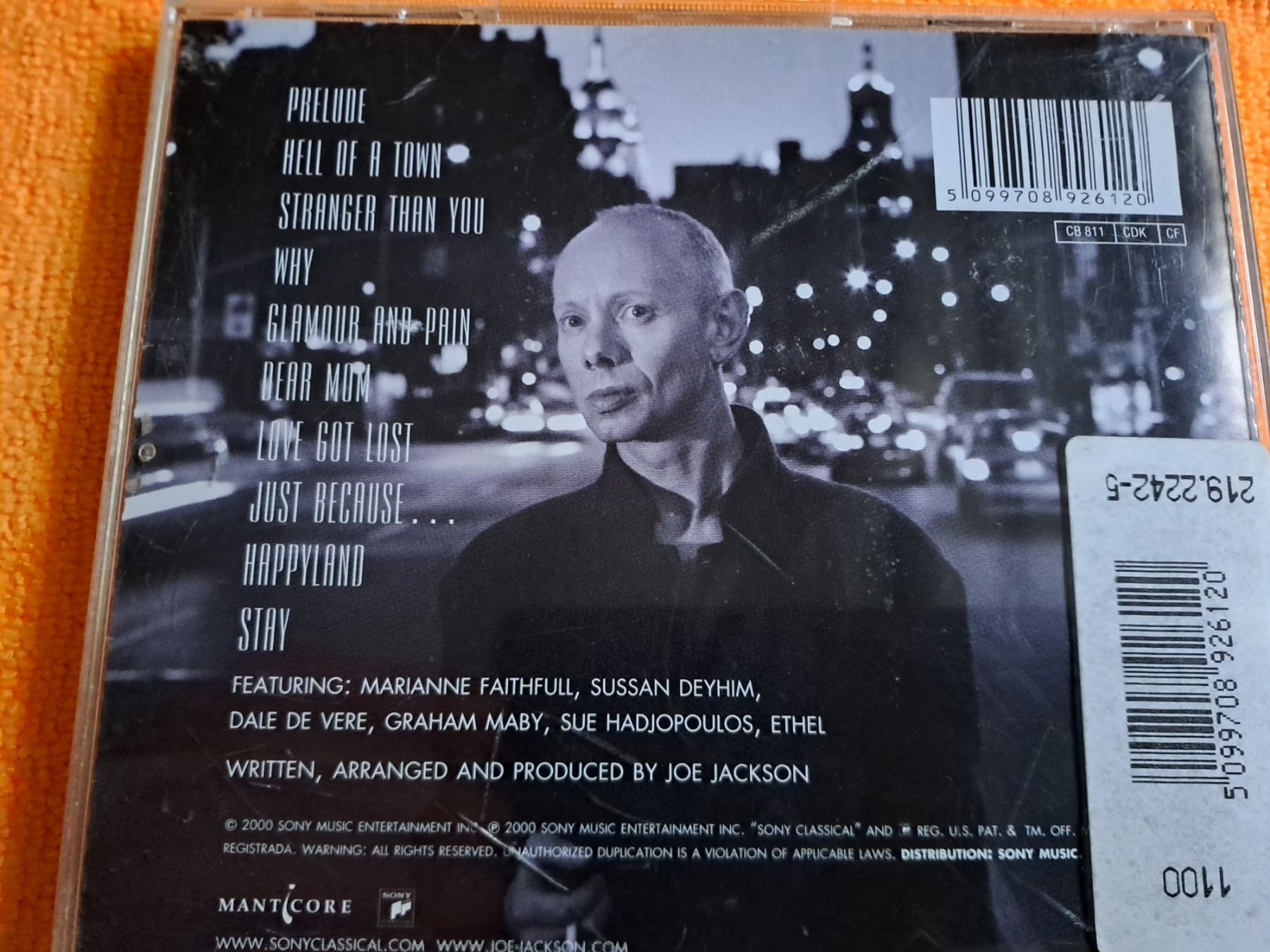 CDs: CD Joe Jackson  Night and Day – Gebraucht aus Aarberg von  1
