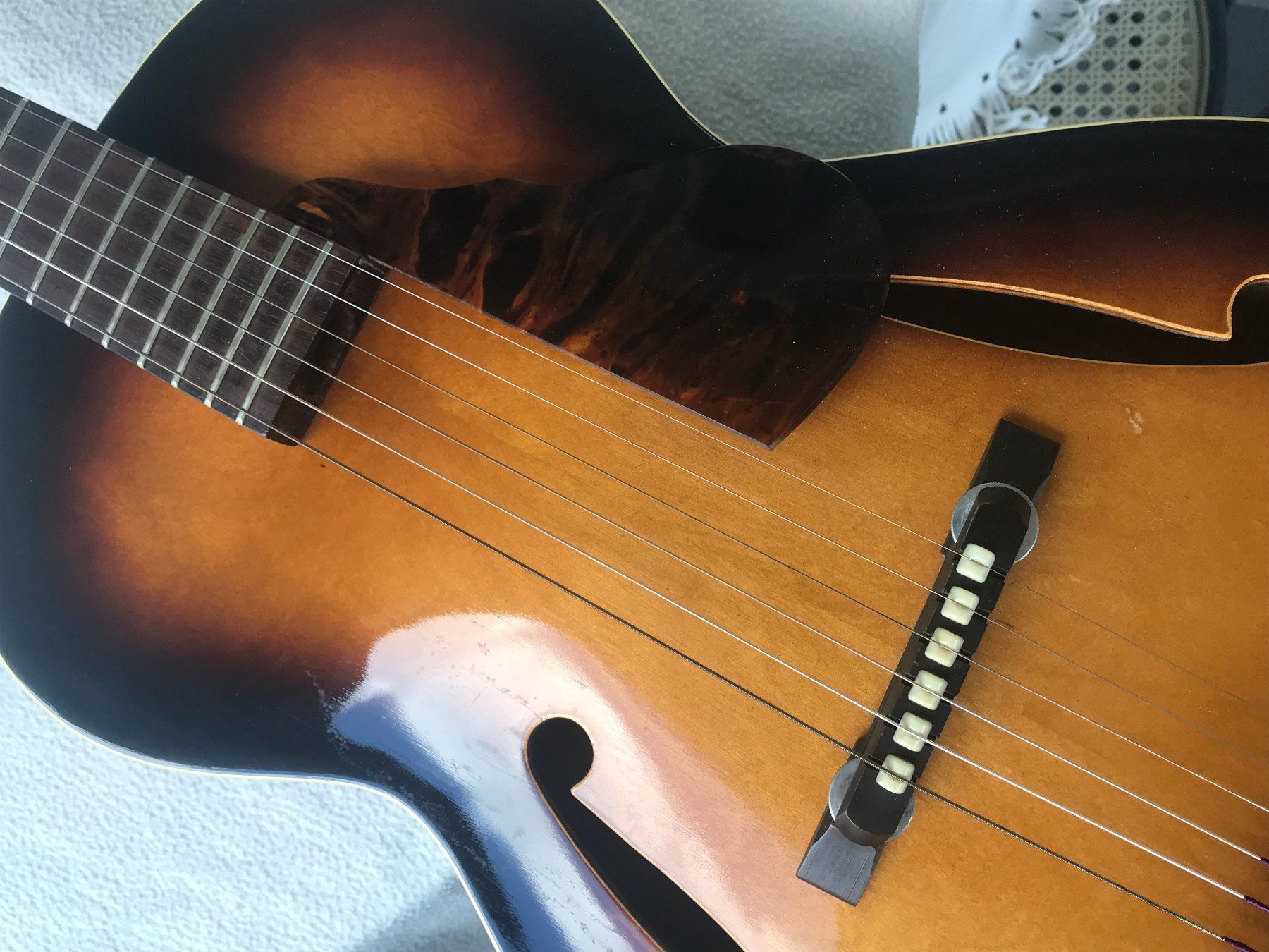 Framus Musikinstrumente: Akustische Gitarre Framus Studio 5/50, ca. 1966 – Gebraucht aus Onex von johnca 7