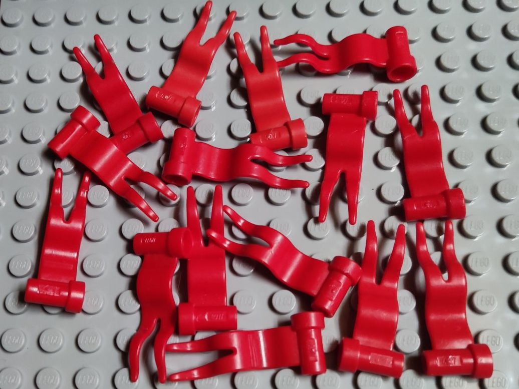 Lego Kit di costruzioni: LEGO - 15x Red Flag - Wave Left - 4495a – Usato da Muhen venduto da Legoholic 1