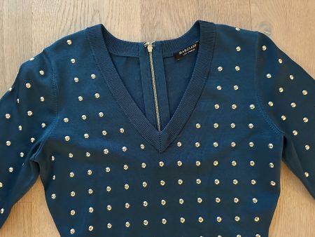 Marciano (Guess) Kleid petrol, Gr. L, Metallapplikationen