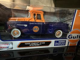 Chevy stepside 1955 5100 gulf pick up Oldtimer classic 
