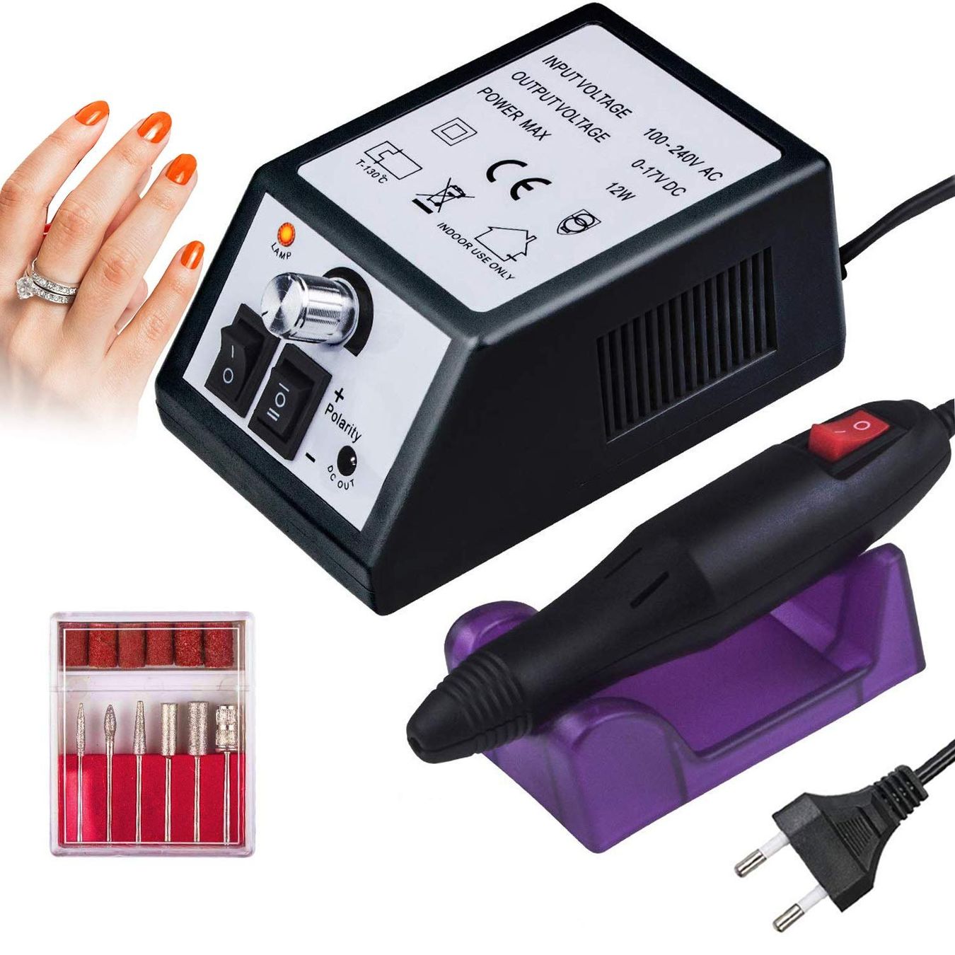 Manicure: Elektrische Nagelfräser – Nuovo e nell'imballaggio originale da Geneve venduto da Titi2008