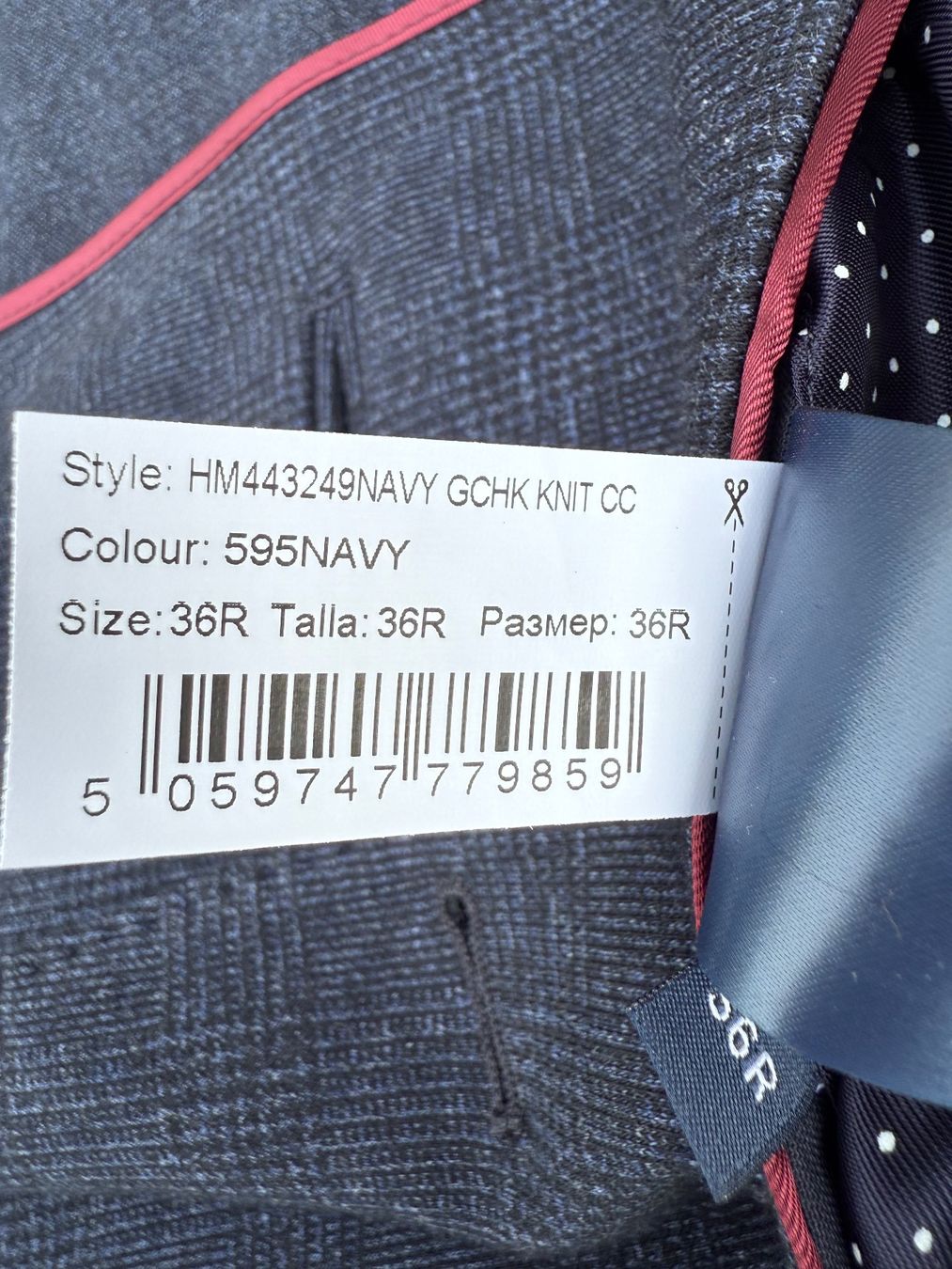 Hackett Jacken: HACKETT Blazer, Gr. UK 36R = Gr. 46, blau karriert – Neu (gemäss Beschreibung) aus Appenzell von ScharlyB 6