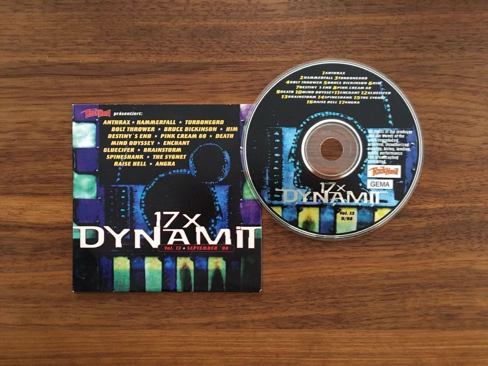 RockHard-CD: DYNAMIT Vol. 13 - Sep 1998 (Gebraucht) in Urdorf für CHF 2 ...