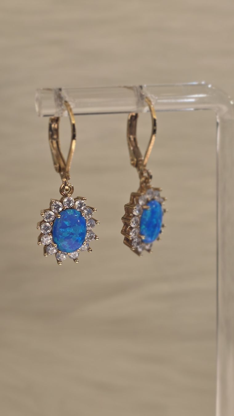 Orecchini pendenti & Orecchini a lobo: ohrringe Opal – Nuovo e nell'imballaggio originale da Hemmental venduto da Zirconwelt