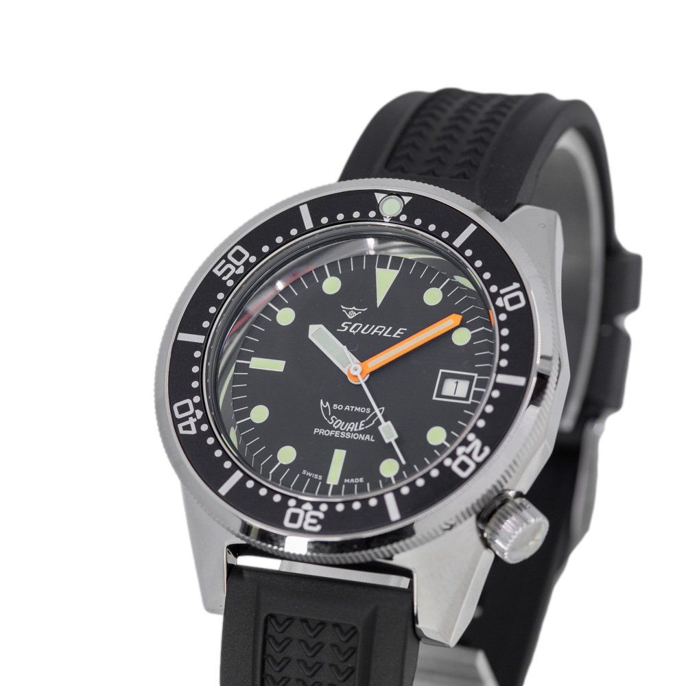 Squale Uhren: Squale Men's 1521CL.VO Classic Black Dial 50 ATM Automatic – Neu und originalverpackt aus Schindellegi von harveystore 3