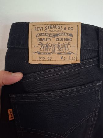 Levi Strauss Jeans Modell 615 schwarz Grösse W31 L32 Damen