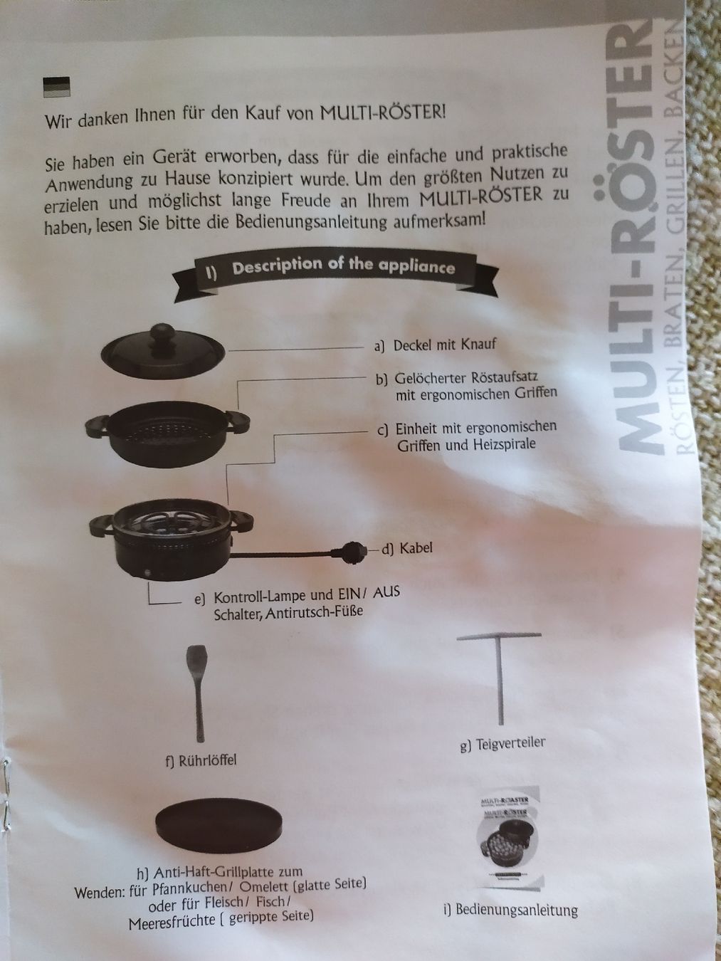 Küchengeräte: 18823 Multi Roaster- Marroni oven – Gebraucht aus Hinwil von Ehretstock8 1