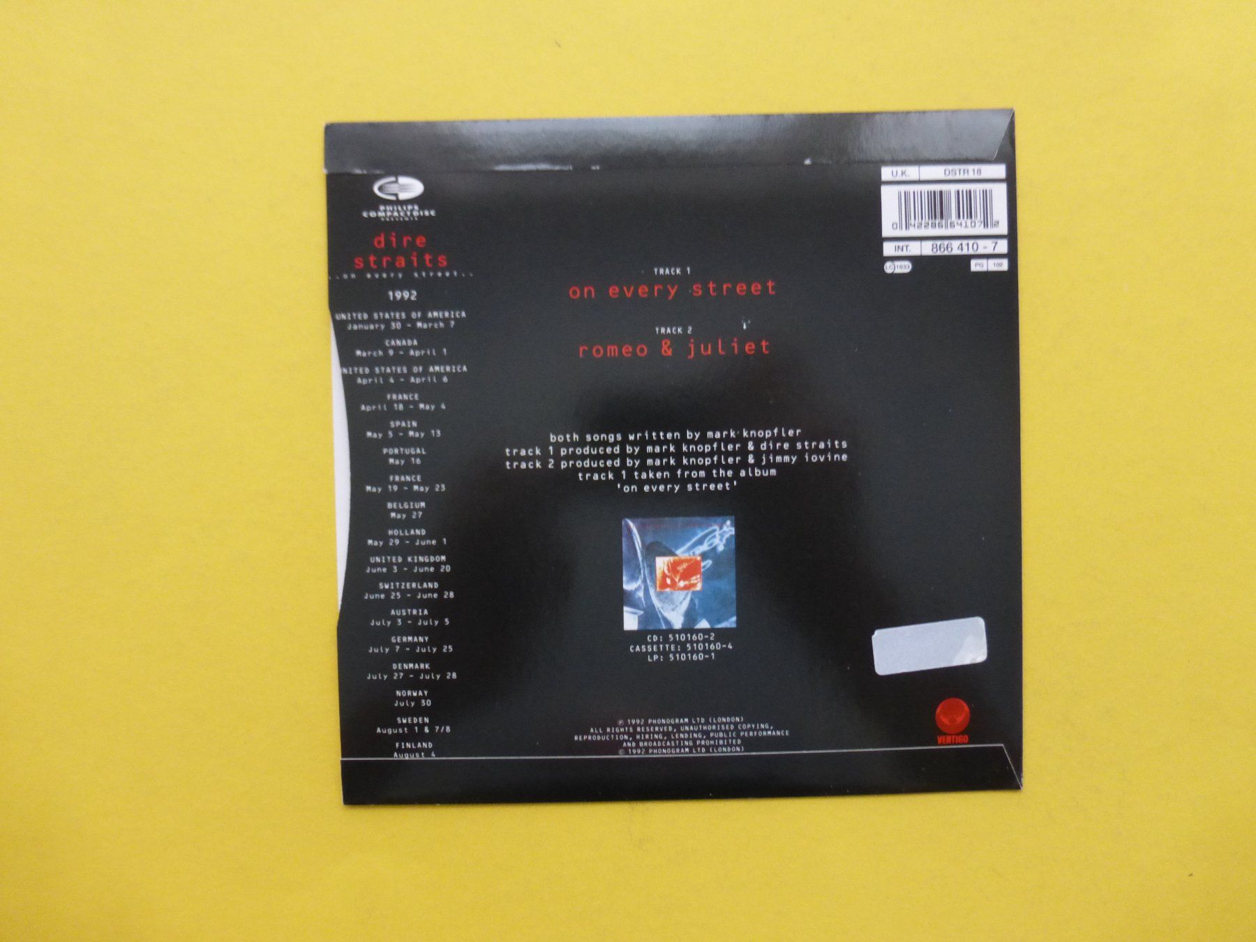 Vinyles: Dire Straits – On Every Street – D'occasion à Zürich par Swiss57 1