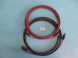2x 3m Solarkabel SET 6mm2 rot + blau MC4