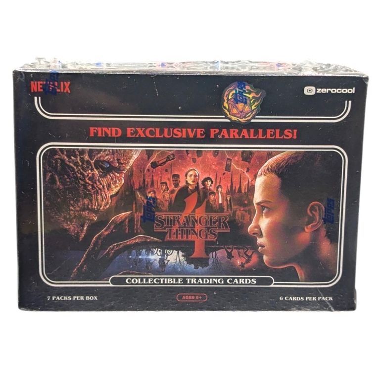 Carte collezionabili: 2023 - Stranger Things S4 Blaster Box Scellée + Topps Now S5 – Nuovo e nell'imballaggio originale da St-Légier-Chiésaz venduto da GemMintCH 1
