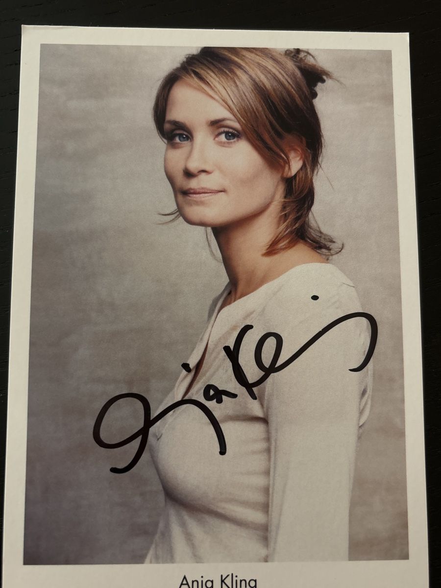Autografi: Ania Kling Autogrammkarte signiert – Usato da Uetendorf venduto da
