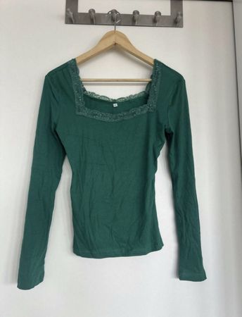 GRÜNES LANGARMSHIRT UNGETRAGEN GRÖSSE M