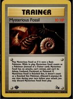 Mysterious fossil 62/62 1st edition Fossil