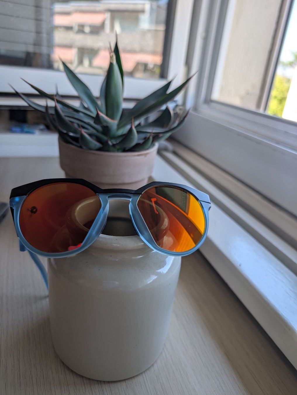 Oakley Lunettes & Verres: Oakley HSTN blue frame and orange lenses – D'occasion à Zürich par den_wg6w 2