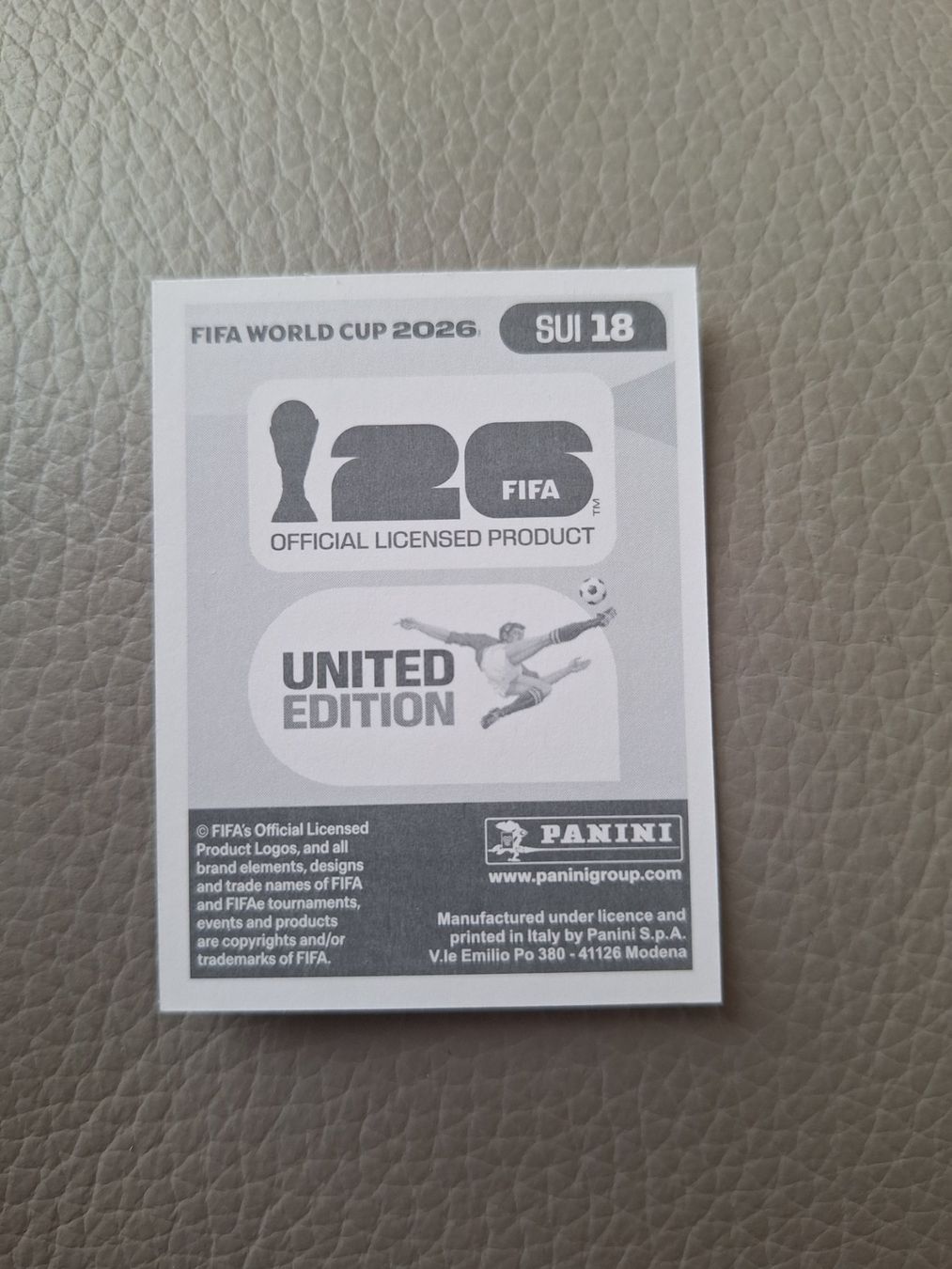 Panini Carte collezionabili: Panini WM 26 - Ruben Vargas- SUI18 – Nuovo (secondo la descrizione) da Tennwil venduto da mal_2fhf 1