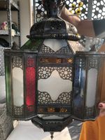 Vintage Marokkanische Lampe, Windlicht, Orientalisch Deko