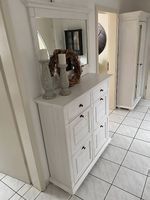 Komplettes Garderoben-Set Schrank, Schuhschrank, Schuhbank