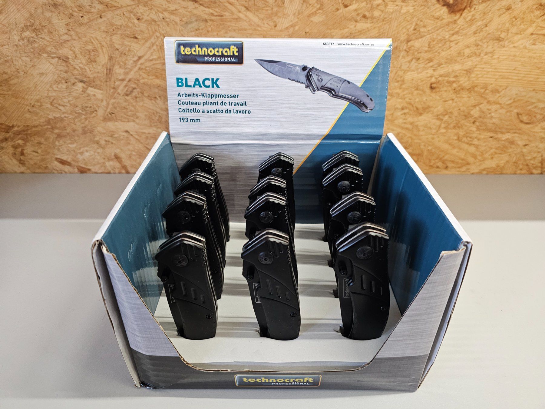 Zubehör: Technocraft Arbeits Klappmesser – Neu und originalverpackt aus Koppigen von Bracher_Mail-House 3