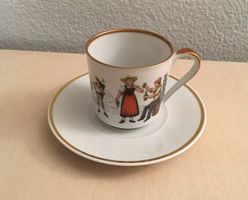 Langenthal Trachtentasse, handbemalt