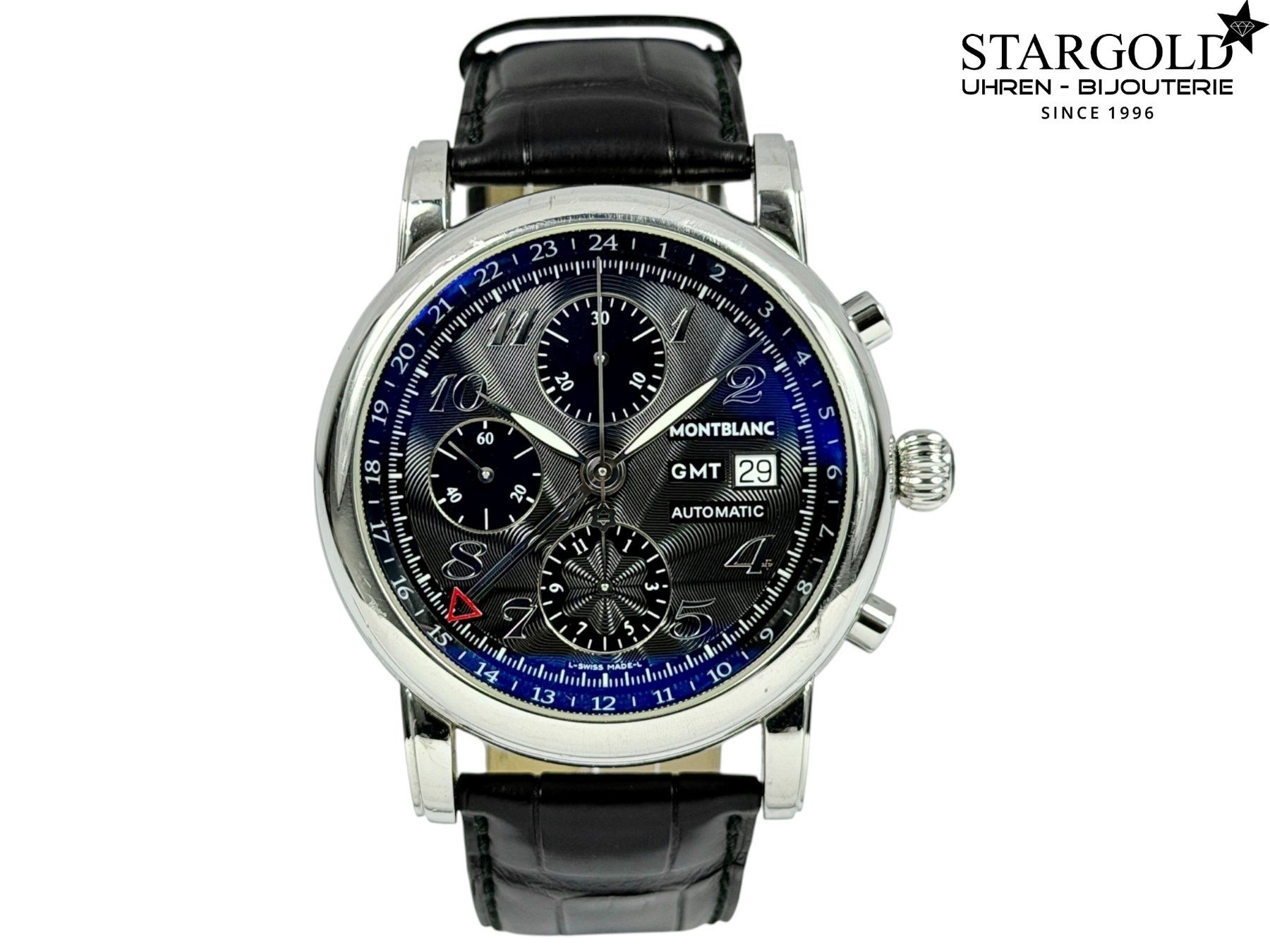 Montblanc Orologi: Montblanc Star Gmt Chronograph - 7067 – Usato da Zürich venduto da Stargold-Uhren