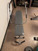 Bauchtrainer Fitnessbank grau gebraucht