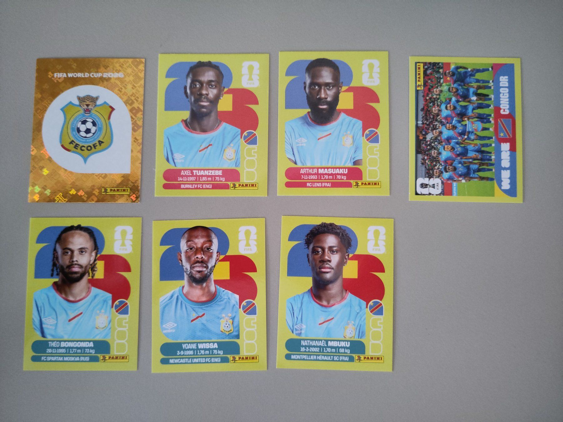 Panini Cartes à collectionner: FIFA Panini Congo DR (COD) – D'occasion à Bern par gil_rkx8