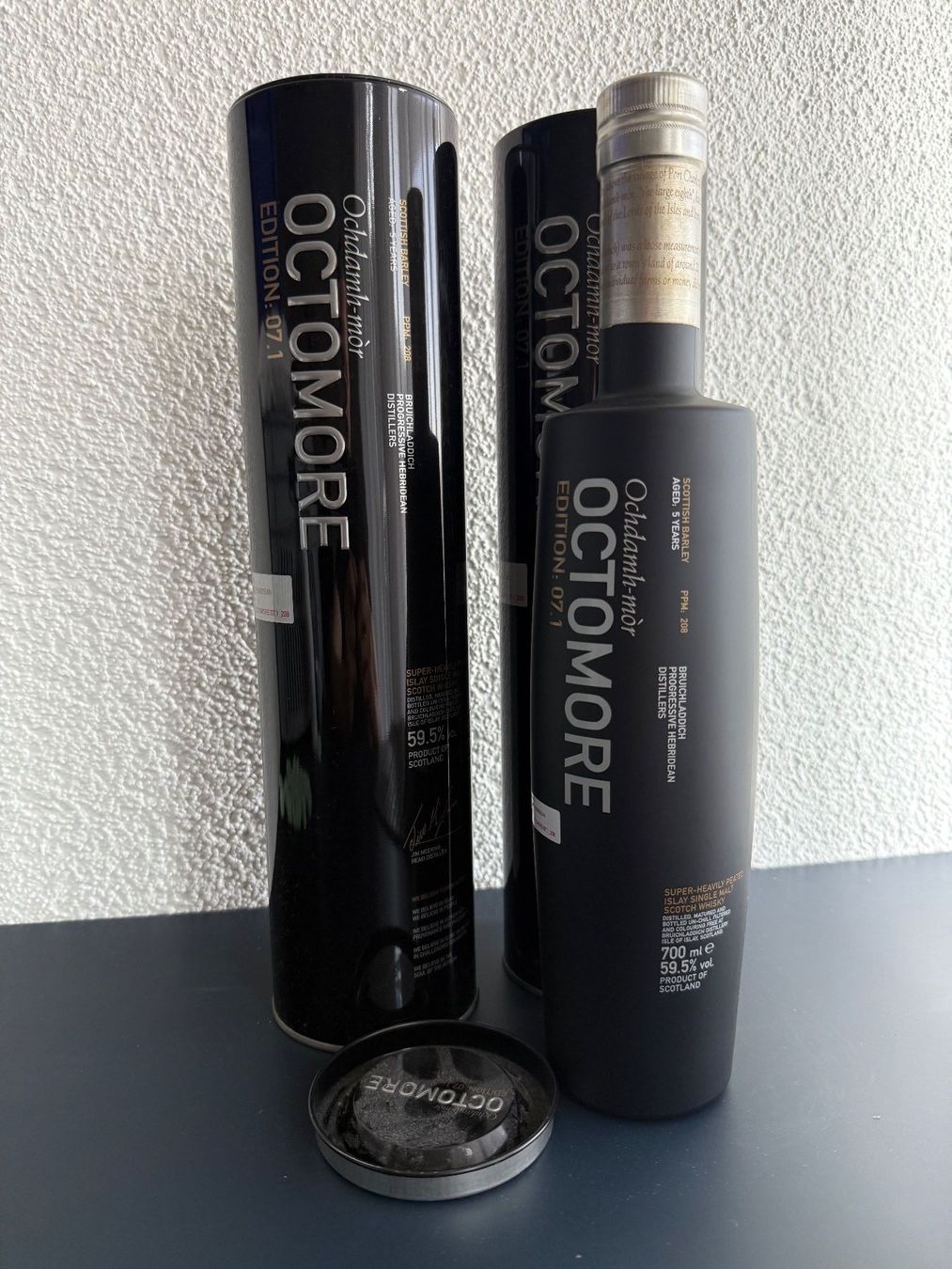 Octomore Spirituosen: Bruichladdich Octomore 07.1 (2 Flaschen) – Neu und originalverpackt aus Uitikon Waldegg von dabeka