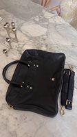 NAVYBOOT LEDER-LAPTOPTASCHE SCHWARZ/GOLD