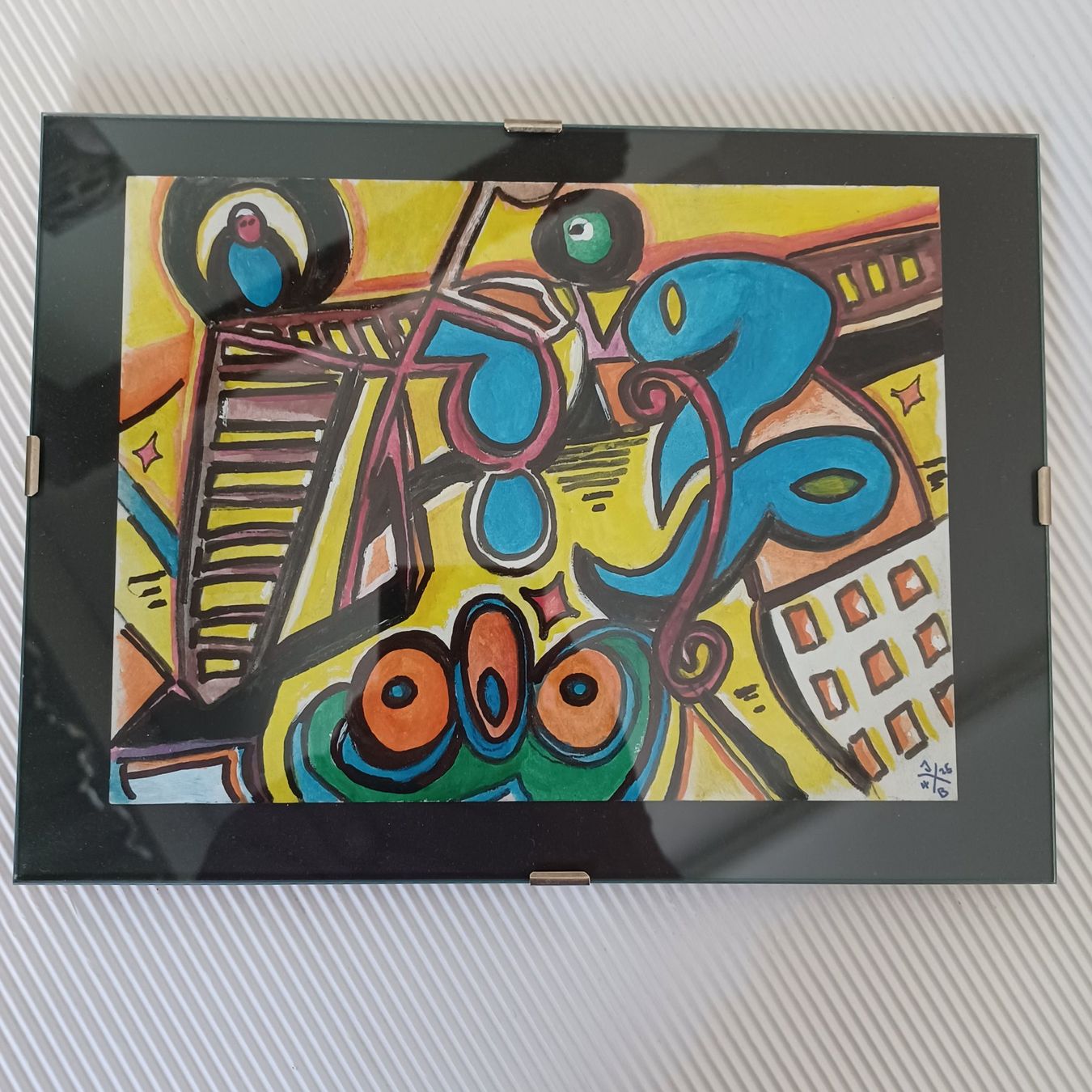 Dipinti: Bild. Acryl. Signiert. – Nuovo (secondo la descrizione) da Zürich venduto da Bellabo