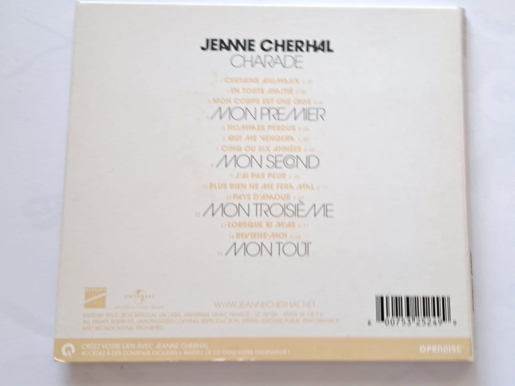 CD: Cd Jeanne Cherhal - Charade  – Usato da Pully venduto da bro_n52j 1