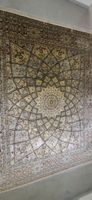 seide tabriz Orientteppich mit Medaillon Muster guter Zustan