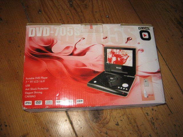 Lettore multimediale portatile: Tragbarer DVD Player Dixom DVD-705SL – Usato da Winterthur venduto da pf02