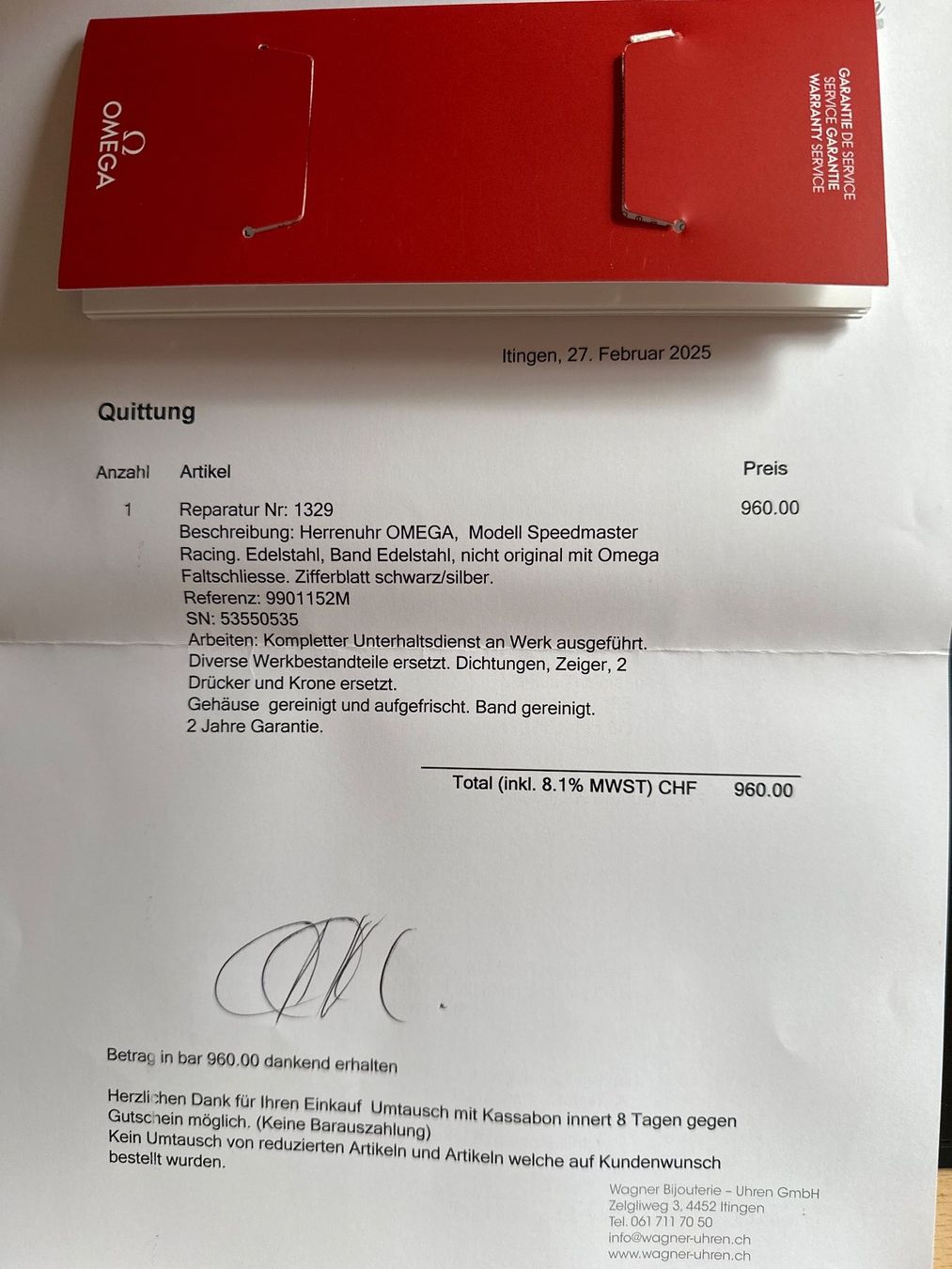 Omega Uhren: Omega Speedmaster Automatic – Gebraucht aus Fehren von Kuesu007 5
