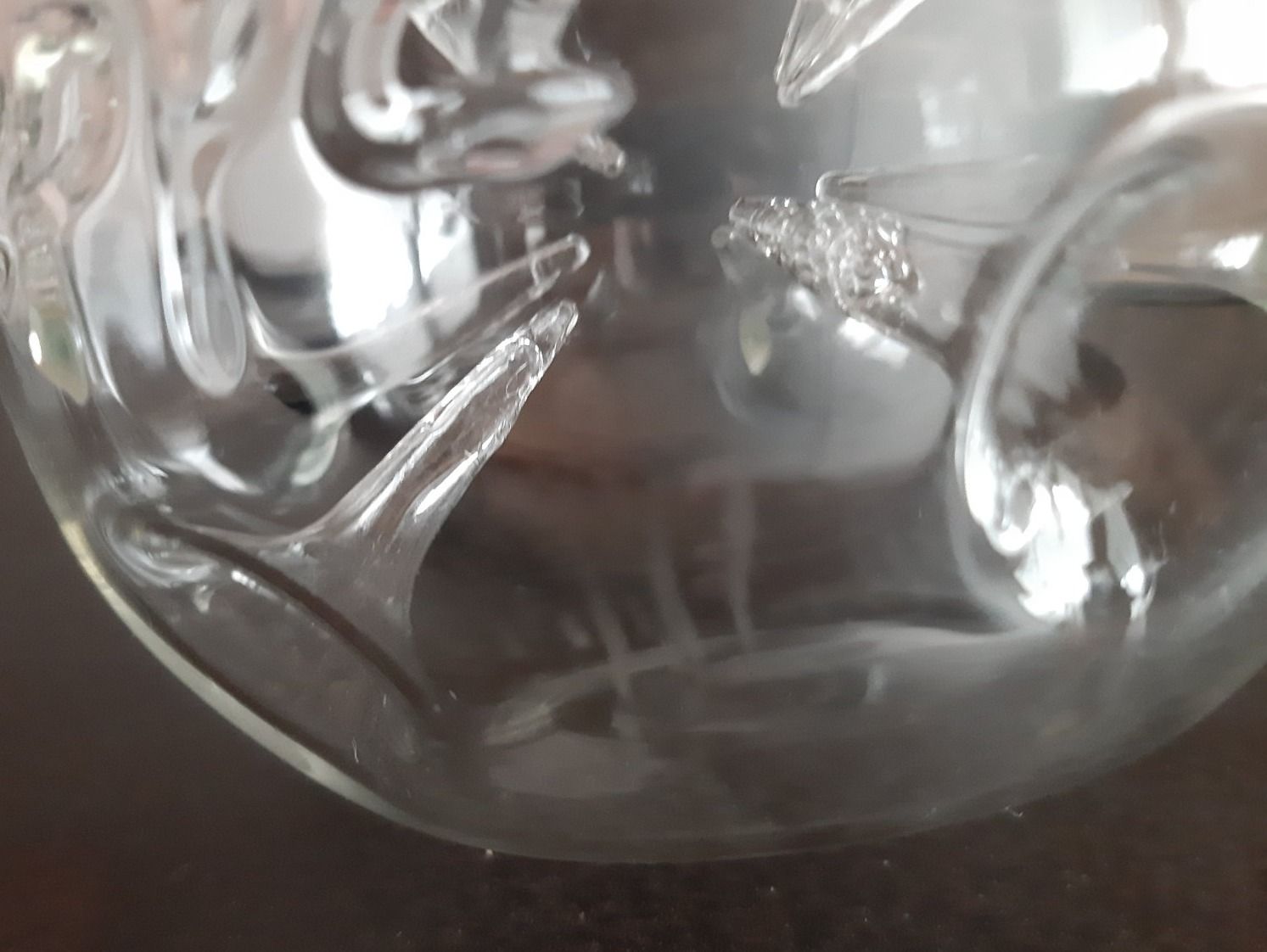 Sonstiges: Schöne Kleine Glas/Kristall   Flasche Grappa. – Gebraucht aus Buchs AG von Cuescu 3