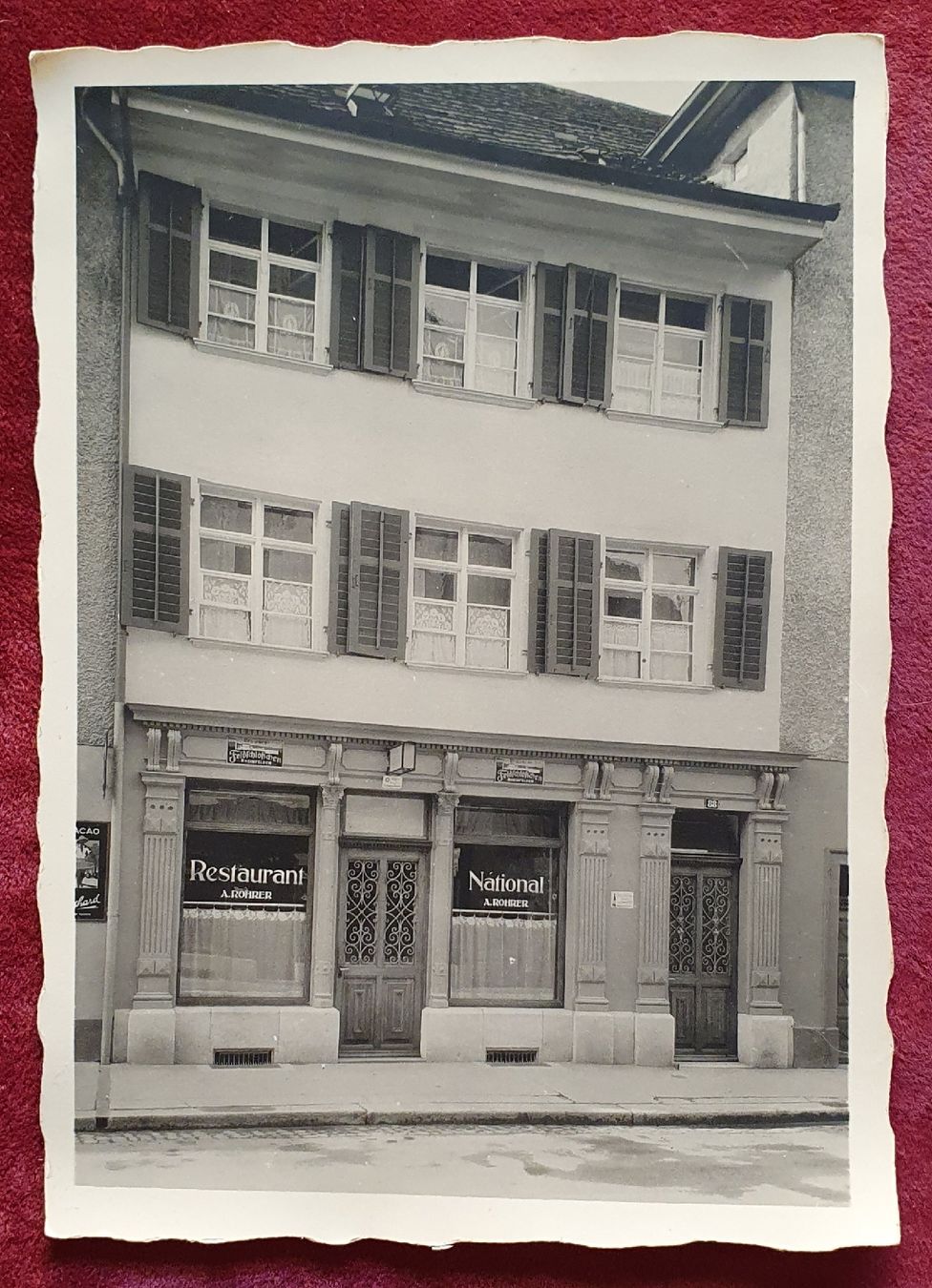 Ansichtskarten: Rheinfelden - Restaurant National, A. Rohrer – Gebraucht aus Kreuzlingen von Rschweiz1