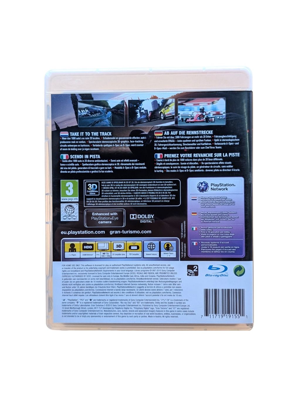 Sony Spiele: Gran Turismo 5 PlayStation 3 (PS3) – Gebraucht aus Domat/Ems von IsseldorsShop 1