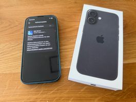 iPhone 16, 128 GB, Schwarz