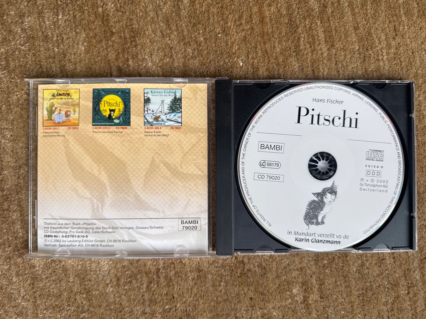 CDs: CD - Pitschi – Neu (gemäss Beschreibung) aus Aarau von Kilauea 1